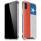 Chile Flag Distressed iPhone X/XS Clear Case